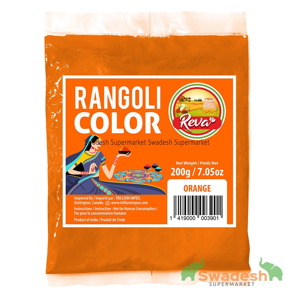 Reva Rangoli Colour Orange 200G — Swadesh Supermarket